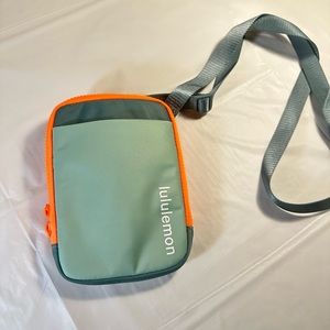 Lululemon Easy Access Cross Body Blue Orange